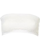 Topshop Acid Wash Bandeau Bralet - Lyst