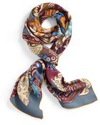 Hermes Fleurs Dindiennes Scarf - Lyst