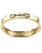 Anne Klein Gold Tone and Ivory Enamel Stretch - Lyst