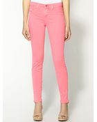 J Brand 811 Mid Rise Skinny Jeans - Lyst