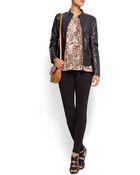 Mango Relaxedfit Animal Print Tshirt - Lyst