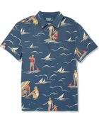 Polo Ralph Lauren Surf print Cotton jersey Polo Shirt - Lyst