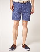 Scotch & Soda Scotch Soda Star Pattern Shorts - Lyst