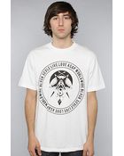 Black Scale World Wide Tee in White - Lyst