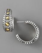 John Hardy Naga Wide Hoop Earrings - Lyst