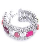 Juicy Couture Multi Layer Gem Bracelet - Lyst