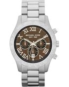 Michael Kors Stainless Steel Chronograph Layton Watch - Lyst