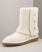 Ugg Classic Cardy Crochet Boot Cream - Lyst