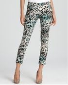 DKNY Parker Printed Skinny Pants - Lyst