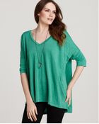 Eileen Fisher Box Tunic with Dolman Sleeves - Lyst