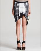 Helmut Lang Skirt Printed with Asymmetric Hem - Lyst