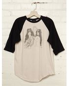 Free People Vintage Aerosmith Baseball Tee - Lyst