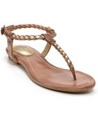 Frye Sandals Madison Braided Flat - Lyst
