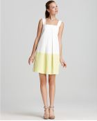 Milly Dress Janna Color Blocked - Lyst