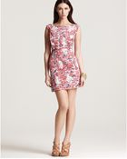 Plenty By Tracy Reese Quotation Dress Flanged Shift - Lyst