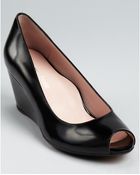 Taryn Rose Wedges Kimberly Open Toe - Lyst