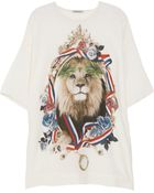 Emma Cook Printed Silk Crepe De Chine Dress - Lyst