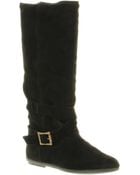 Office Jupiter Slouch Boot Black Suede - Lyst