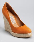 Ferragamo Wedges Bernie Espadrille - Lyst