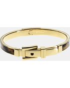 MICHAEL Michael Kors Heritage Buckle Bangle - Lyst
