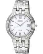 Seiko Men'S Solar Stainless Steel Bracelet 37Mm Sne025 - Lyst