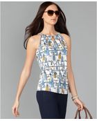 Tommy Hilfiger Sleeveless Printed Tank Top - Lyst