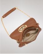 Tory Burch Amanda Logo Clutch - Lyst