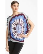 Emilio Pucci Medallion Print Jersey Top - Lyst