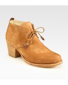 Rag & Bone Leighton Laceup Leather Desert Ankle Boots - Lyst