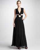 Hervé Léger Cutout Bandage Gown - Lyst