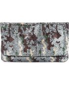 BCBGMAXAZRIA Camosequined Clutch Gray - Lyst