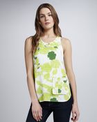 Diane von Furstenberg Cheryl Printed Silk Tank - Lyst
