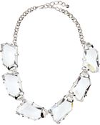 Kenneth Jay Lane Chunky Crystal Bib Necklace - Lyst