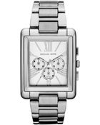 Michael Kors Squarecase Watch Stainless Steel - Lyst