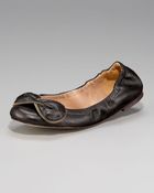 See By Chloé Zipperbow Ballerina Flat - Lyst