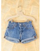 Free People Vintage Levis Highwaisted Denim Shorts - Lyst