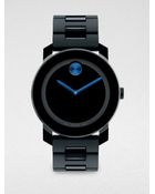 Movado Large Bold Watch/Blue - Lyst