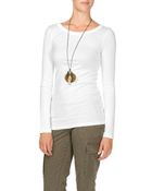 Michael Stars Supima 1x1 Long Sleeve Crew Neck - Lyst