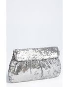 Natasha Couture Sequin Clutch - Lyst