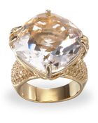 Swarovski Crystal Rose Ring - Lyst