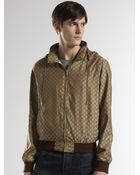Gucci Gg Nylon Kway Jacket - Lyst
