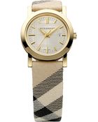Burberry Timepieces Small Check Strap Watch - Lyst