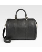Gucci Vintage Web Medium Boston Bag - Lyst