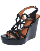 Calvin Klein Ellis Platform Wedge Sandals - Lyst