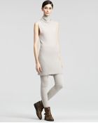 Donna Karan New York Sleeveless Turtleneck Dress - Lyst
