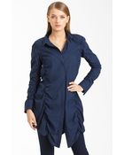 Donna Karan New York Collection Oversize Shirt - Lyst