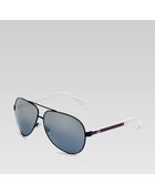 Gucci Medium Aviator Sunglasses - Lyst