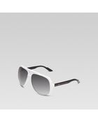 Gucci Large Aviator Sunglasses - Lyst