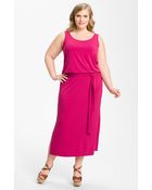 MICHAEL Michael Kors Sleeveless Blouson Maxi Dress - Lyst