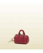 Gucci Mini Boston Bag Charm - Lyst